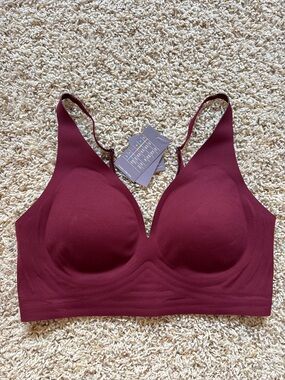 AUDEN LUXE STRETCH UNLINED LONG LINE BRALETTE SZ M NWT